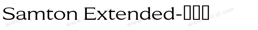 Samton Extended字体转换